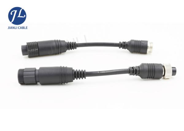 Harness 6 Pin Auto Rear View Camera Cable , Mini Din Cable PVC Insulated