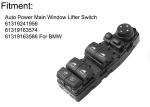 Front Power Window Master Control Switch Car Spare Parts For BMW Activehybrid