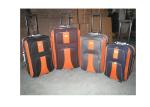 Bright Color Soft Eva 8 Wheel Luggage Set , Iron Trolley Travel Suitcase With