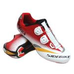 Colored Road Racing Bicycle Shoes , Dampproof Road Bike Cycling Shoes Mesh