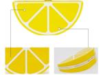 Lemon fruit watermelon creative fashion acrylic shoulder bag