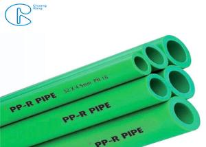 China Good Insulation Ability Green PPR Pipe 20-160mm For Hot And Cold Water factory