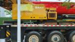 SANY-130 Truck Mounted Boom Crane With 298 KW Power And 400 Liter Fuel Tank