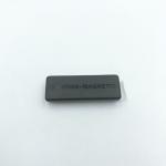 32x13x6mm Black Color Plastic Rectangular Magnetic Name Badge