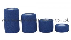 China White Self Adhesive Bandage Wrap Navy Blue cohesive sock wrap adherent on sale