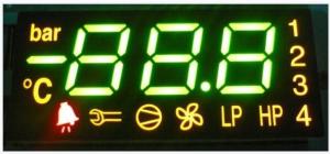 China Indoor SMD Seven Segment Display 0.39 Inch Three Digit With 30000 Hours Liftetime factory