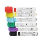 Medical Disposable Micro Sterile Blood Collection Tubes Blue Yellow Red Purple