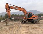 Original Color Used Doosan DH210W-7 Wheel Excavator In Good Condition/Used