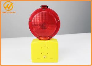China Red / Yellow LED Blinking Dry Battery Traffic Warning Lights For Police Equiprment factory