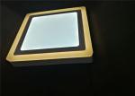 Surface Mount Double Color Led Panel 18W + 6W Ceiling Square Yellow Edge 1440