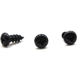 Cross Pan Head Self-Tapping Screws ISO Standard Blue Black Zinc Plated for