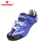 Blue SPD Indoor Cycling Shoes , Inside SPD Bicycle Shoes Water Resistant