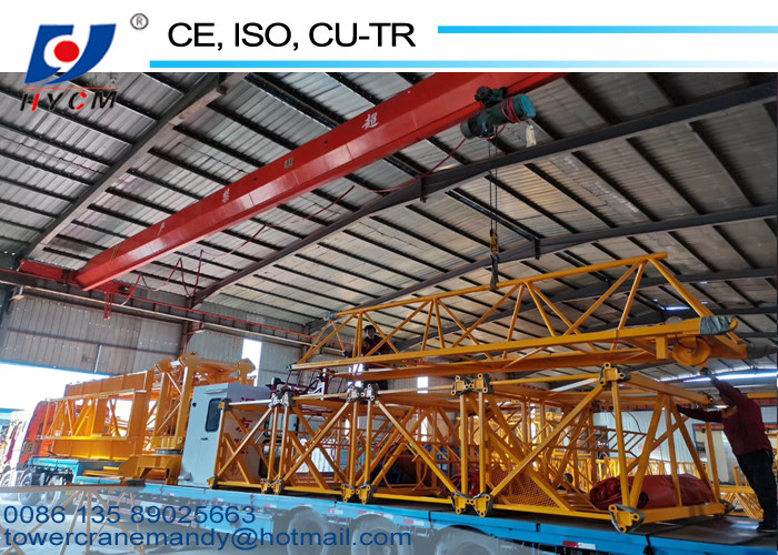 1.5ton Tip Load 160m Attaching Height Model Tower Crane 6tons Topless Tower Crane 800KN.m Self Climbing Crane