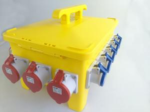 China 36 Ways Mobile Power Distribution Box With Industrial Plugs Sockets factory