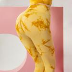 new design seamless tie-dye leggings