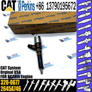 China Common Rail C6.6 Diesel Engine Fuel Injector 10R-7673 2645A749 320-0680 320-0677 factory