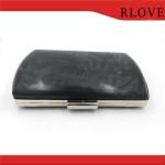 Iron Metal handbag plastic box clutch frame for ladies purse with different