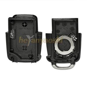 China Vw 2 Buttons Smart Key Shell with Emergency Key Insert factory