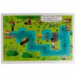 baby using printed plastic disposable placemats customized logo table topper for