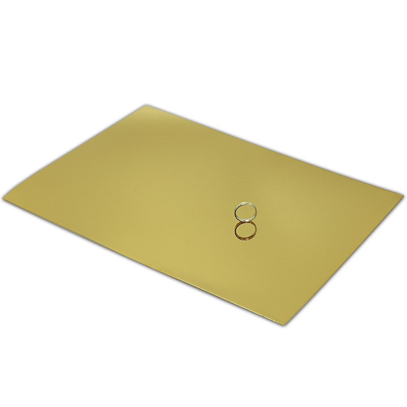 ODM Mirror Polished Color Stainless Steel Sheet 430 304 201 8K Plate
