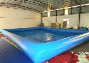 China Kindergarten Baby Inflatable Water Games Big Inflatable Swimming Pool 10 X 8m factory