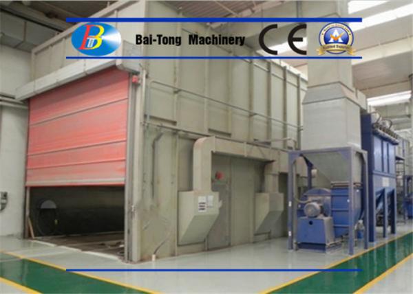 Abrasive Media Sand Blasting Chamber , Sandblasting Booths Equipment With