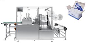 China Alcohol Pad Wet Tissue Packing Machine Sterilization Wipes,mini packaging wet tissue packing machine factory