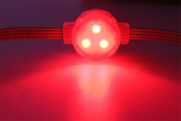 DC5V 30mm RGB LED Point Light IP67 Waterproof 0.75W DMX512 Smd3535