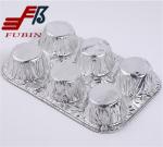 6 Cavity Tin Foil Muffin Tins