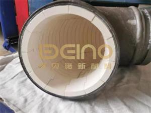China Zirconium Aluminum Concrete Pump Pipeline Seamless Wear Resisting Pump Elbow factory