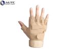 Custom Military Tactical Gloves Half Finger Airsoft Cycling Polyester Material