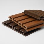 Bamboo Fiber Composite Interior WPC Wall Panel 168*22mm Anti Scratch