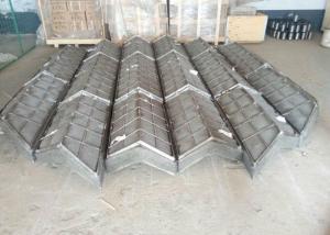 China Wave Shape Oblique Type Higher Capacity Wire Mesh Demister Pad factory