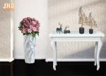 Creative Wavy Pattern Fiberglass Flower Pots / Floor Vases Lightweight