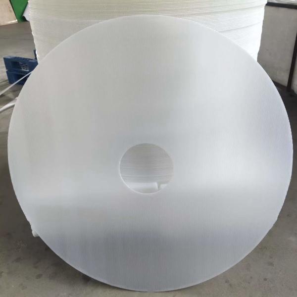 China Anti Static Round Plastic Sheets Smooth White Plastic Sheets Recyclable factory