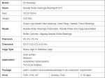 Needle Roller Bearing HK1610 Size 16x22x10 mm Weight 0.01 kg