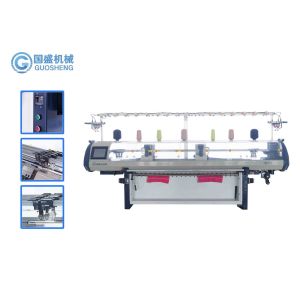 China Jacquard Collar Knitting Machine T Shirt Double Carriage Automatic factory