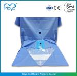 Surgical TUR Drape Urology Drape Pack 89x221x266cm Blue Color