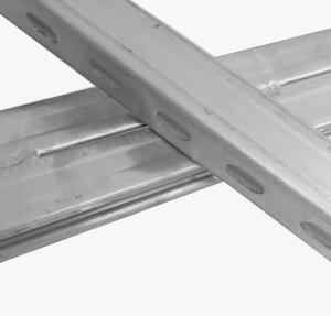 China Rugged 6m Corrosion Resistant Silver Metal Strut Channel For Wall Drywall Installation factory
