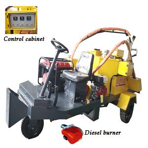 China Pavement Concrete Asphalt Road Crack Filling Machine 25hp Power factory