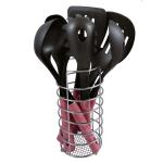Colorful Handle Kitchen Utensil Set 7 Pieces for Sustainable and Eco-Friendly