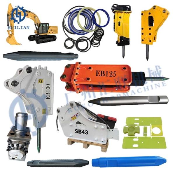 Excavator Spare Parts Top Type Box Type Open Type Hydraulic Hammer Breaker For