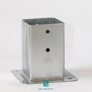 Column Anchor Galvanized Fence Fittings Iron Bar & Sheet Material