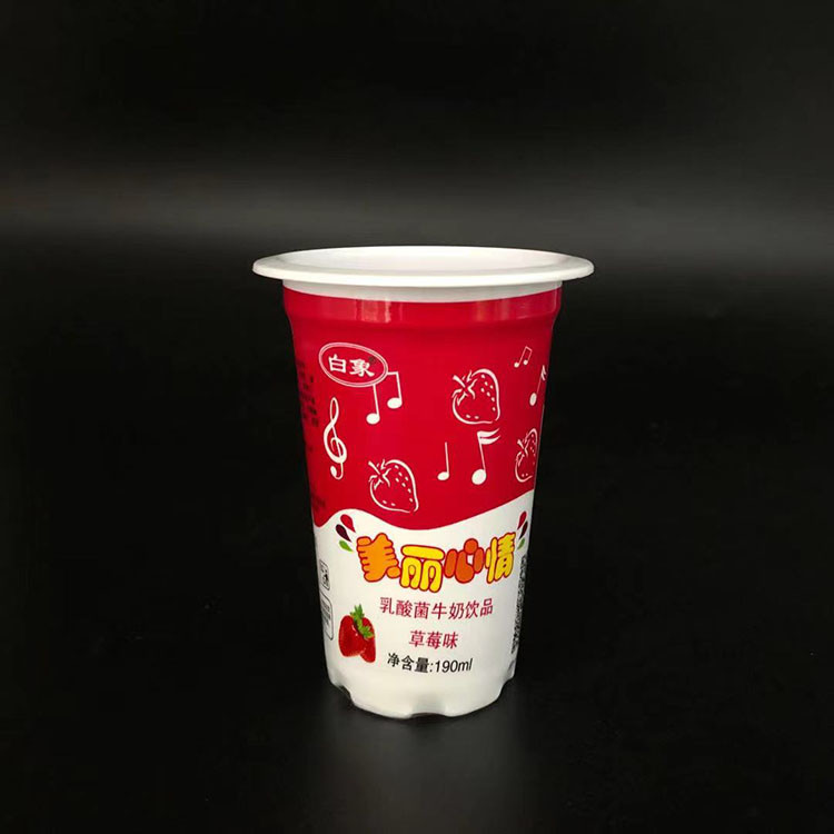 100000PCS Frozen 6 Oz Yogurt Cups Packaging 66mm Lid OEM Customizable
