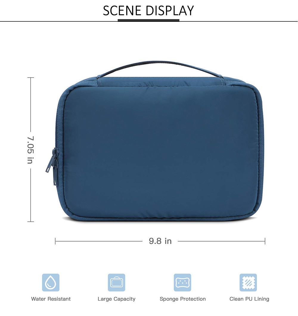 Multifunction Polyester Portable Toiletry Bag For Women