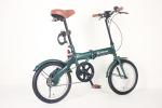 Shock Absorber Folding Road Bike For Heights 150-185cm 6 Speed Gears