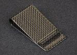Business Style 70mm*37mm Carbon Fiber Money Clips