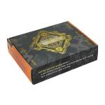 Customized Logo Acceptable Black Paper Zipper Corrugated Packaging Shipping