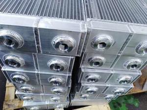 China 4.5~271kw compressor after cooler of plate fin air to air heat exchanger factory