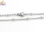 2mm Thickness SS304 Small Bead Rolo Link Bulk Jewelry Chain